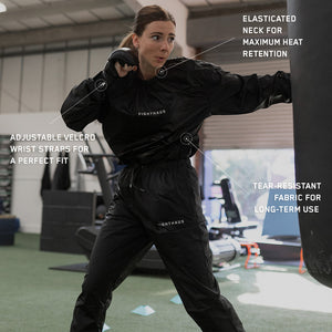 FIGHTHAUS contender sauna suit for women - weight loss, boxing and MMA action